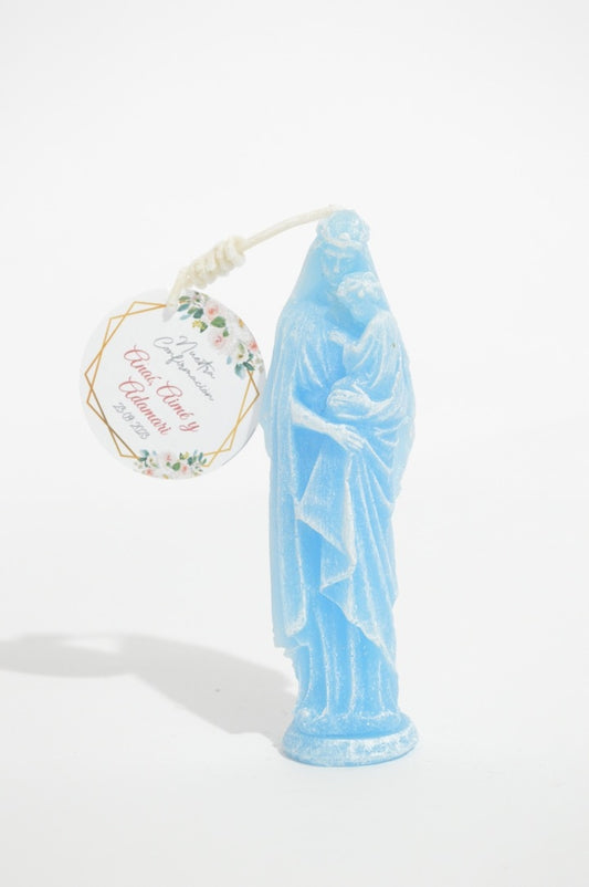 Virgen de pie con Jesús