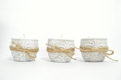 Maceta Concreto Damask