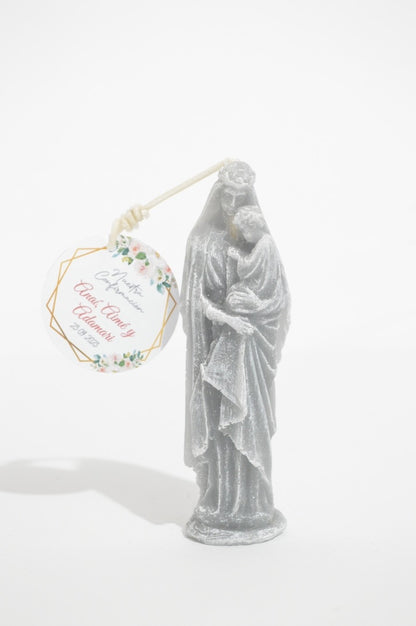 Virgen de pie con Jesús