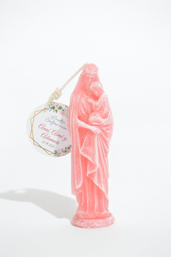 Virgen de pie con Jesús