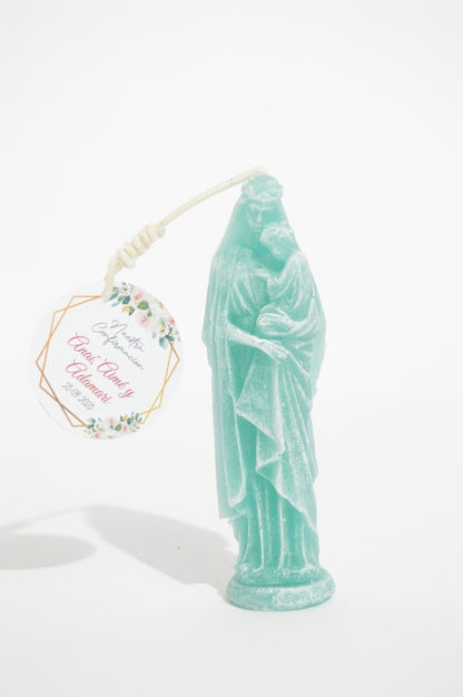 Virgen de pie con Jesús